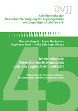 Buchcover InternationaleMenschenrechtsstandardsund das Jugendkriminalrecht